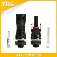 1 pairs 1500v of solar connector solar solar plug cable connectors male and female for solar panels and photovoltaic systems