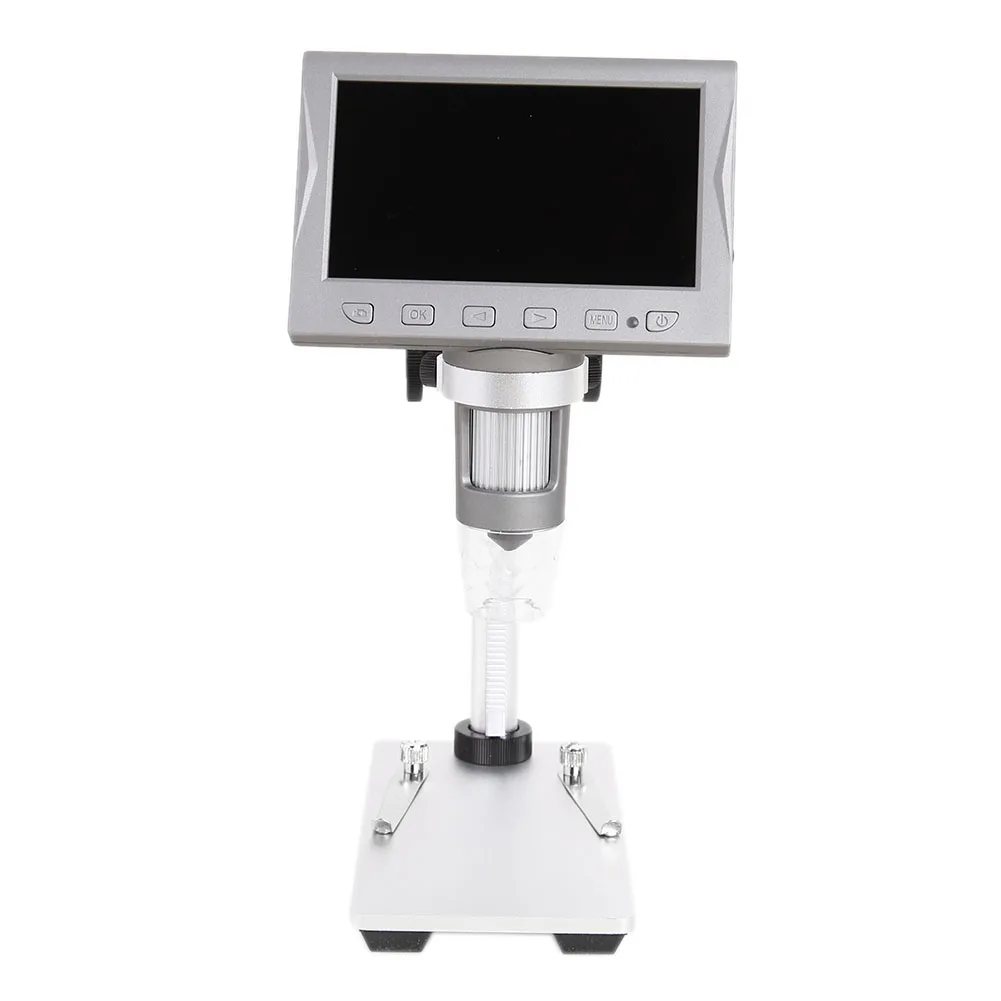 

LCD Digital Microscope 500X 4.5 Inch HD Electronic Video Soldering Magnifier Muitifunctional Lightweight Elements Parts