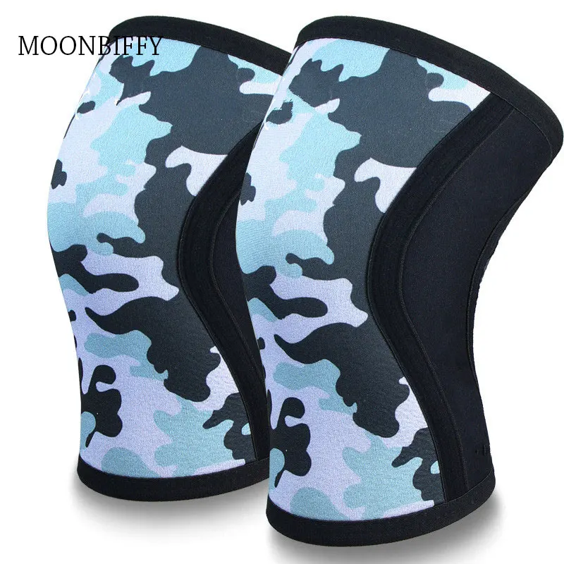 Knee pads 7 mm thick compression weightlifting Knee pads support neoprene outdoor sports Squat exercise training 1 pair