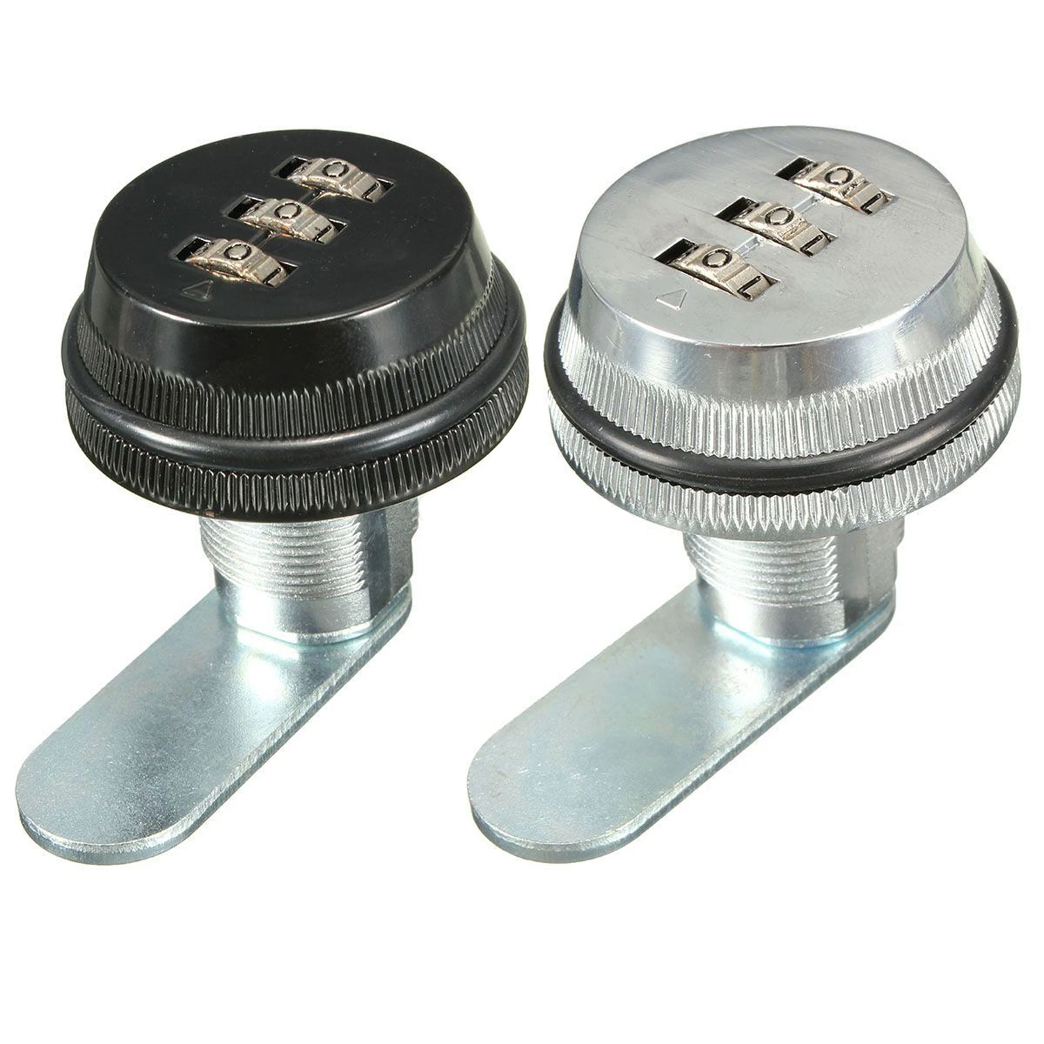 

Alloy Code Combination Cam Lock Keyless Post Mail Box Cabinet RV 3 Dial