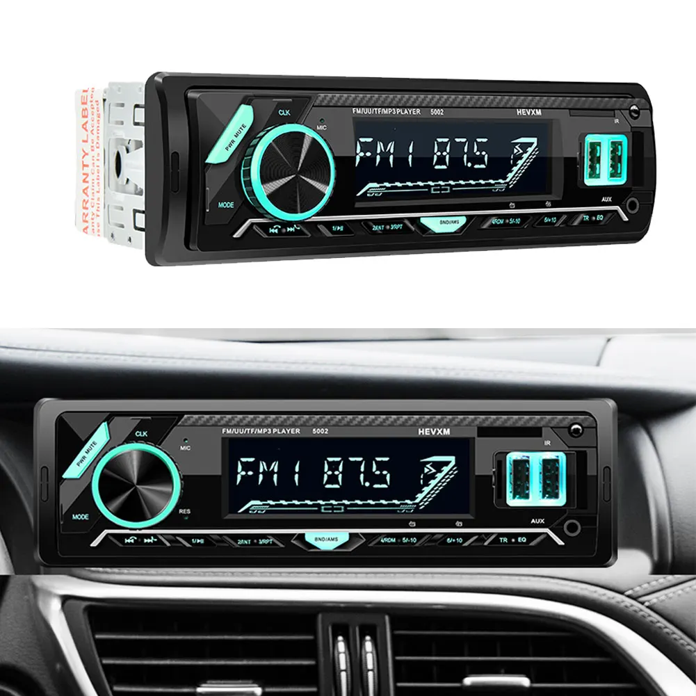 

Stereo Bluetooth-compatible APP Control Colorful Lighting MP3 Player Car Radio Car audio video Car MP3 player