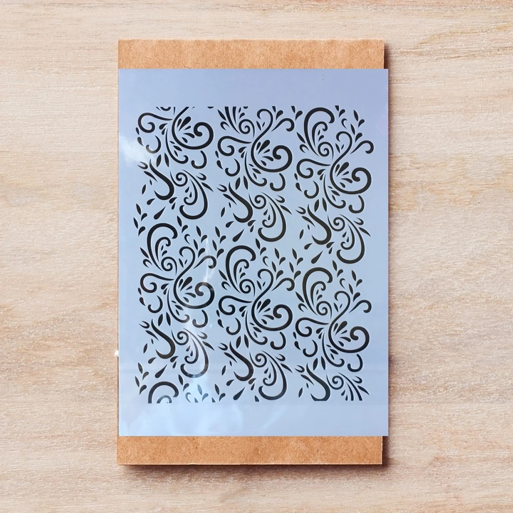 

A4 29cm Floral Texture DIY Layering Stencils Wall Painting Scrapbook Coloring Embossing Album Decorative Template