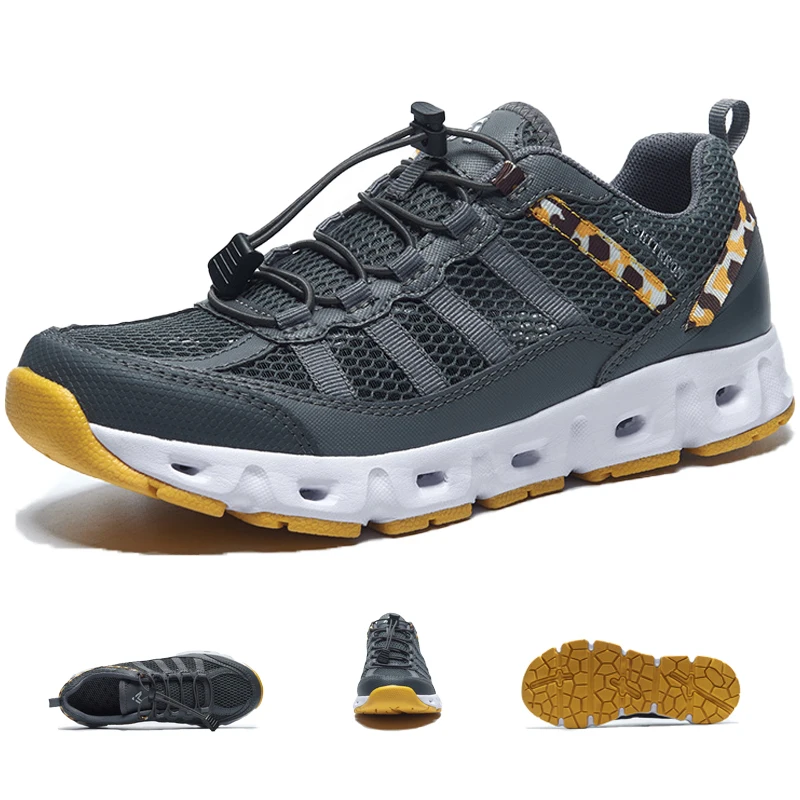 

Men Aqua Shoes Quick Dry Women Outdoor Water Shoes Non-Slip Wear-Resistant Climbing Sport Shoes Male Upstream Sneakers
