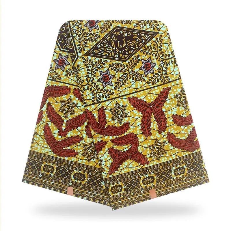 Оригинальная Ткань с Африканским принтом искусственная ткань для платьев 2020