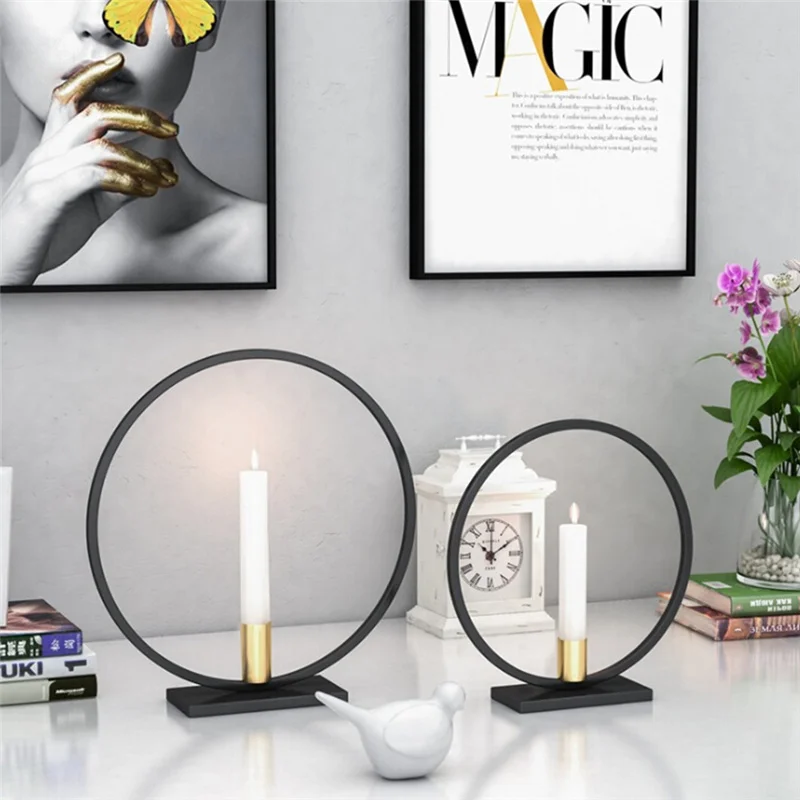 Новый 3D геометрический чайный светильник металлическая подставка для свечей