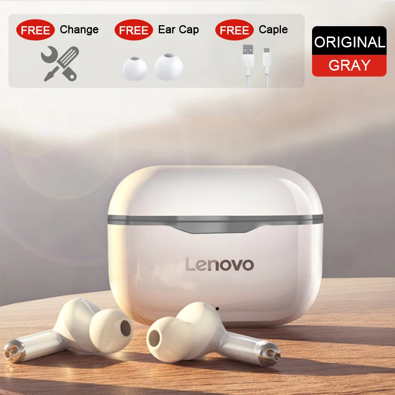 

Lenovo LP1/LP1S Bluetooth Earphone HD Stereo Noise Cancelling Wireless Headset Sports TWS Earbuds HiFi With Mic Wireless Earbuds