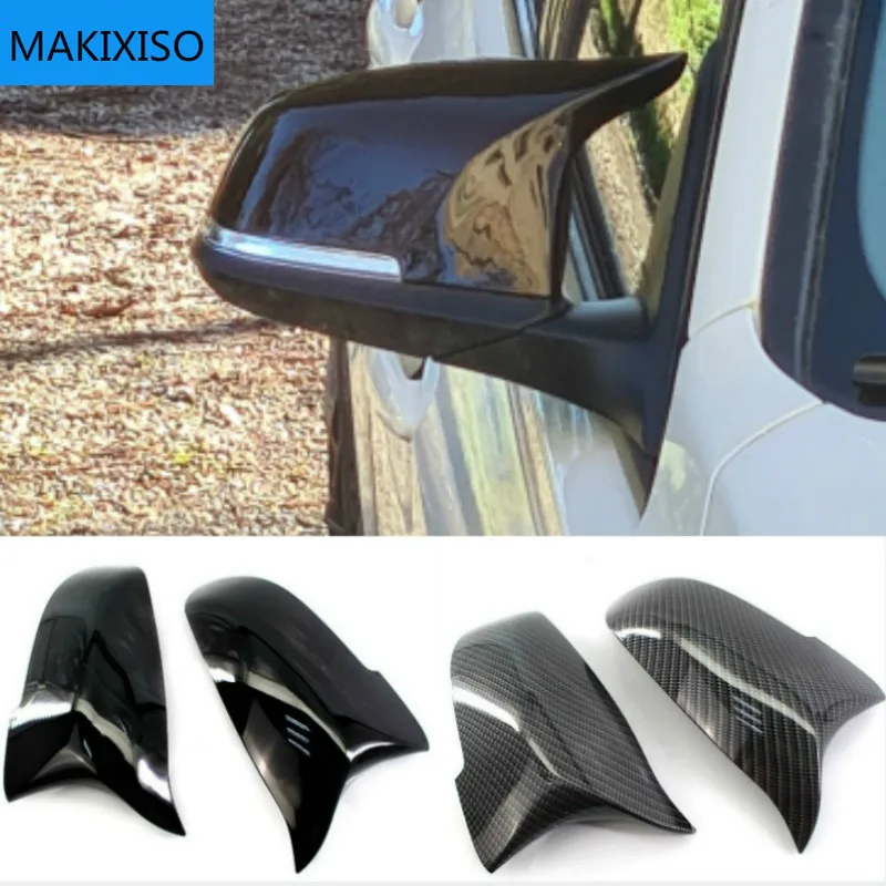

For BMW 5 6 7 Series F10 F18 F11 F06 F07 F12 F13 F01 2014 2015 2016 2pcs Mirror Covers Left Right Side Rearview Mirror Cover