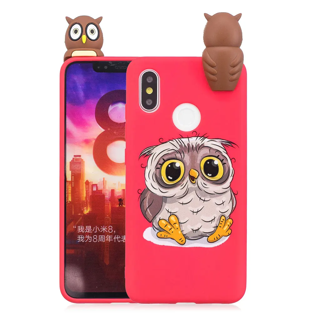 Чехол из ТПУ с рисунком единорога Совы панды кошки FQYANG для XIAOMI F1 8 S2 5X REDMI 6 5A 5 PLUS NOTE