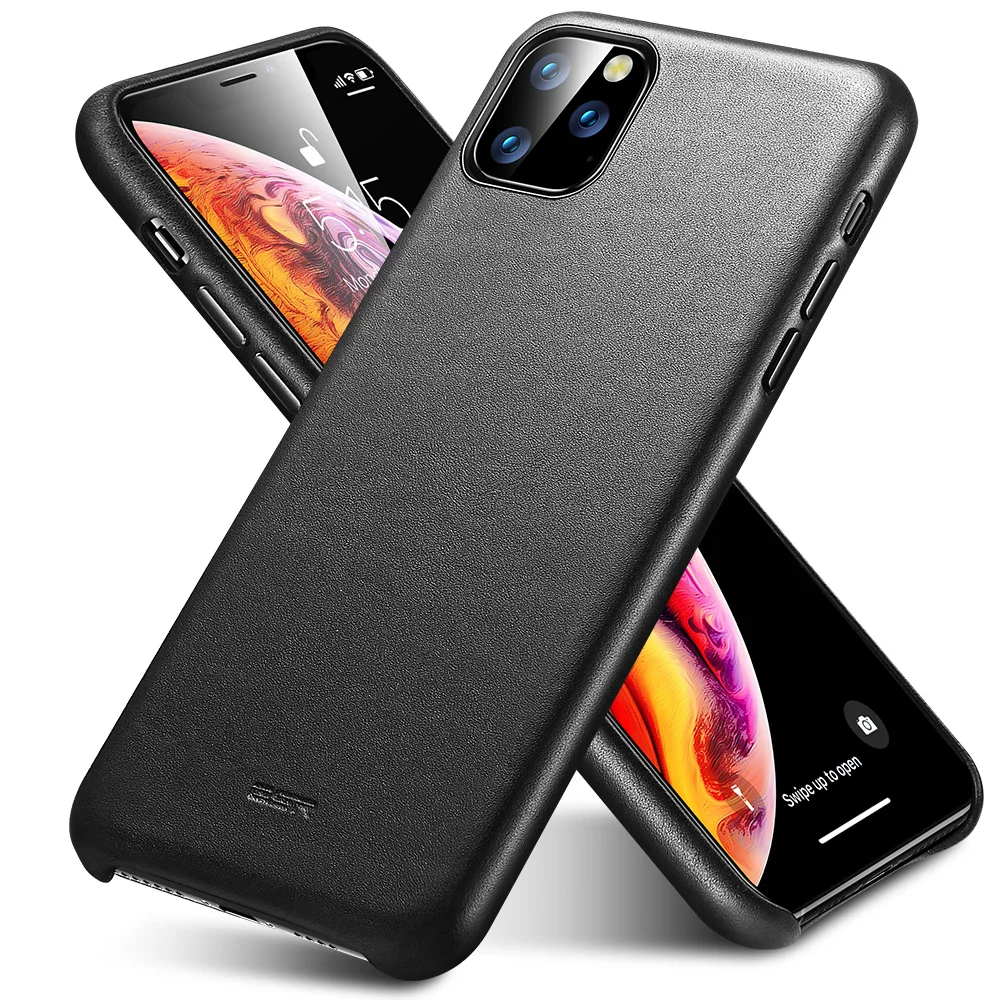 ESR Премиум чехол из натуральной кожи для iPhone 11 Pro Max тонкий полностью кожаный телефон с противоударной защитой чехол для iPhone 11 11 Pro