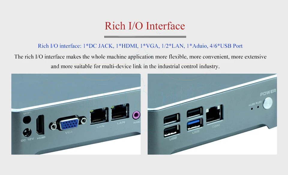 Причастником N1 Мини ПК Windows 10 Безвентиляторный Компьютер Intel J1900 N2805 i5 4210Y Nano Nuc Мини компьютер двойной Lan HDMI VGA VESA