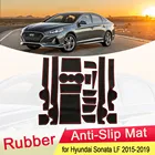 Резиновый противоскользящий коврик для дверей Hyundai Sonata LF 2015, 2016, 2017, 2018, 2019, аксессуары для интерьера