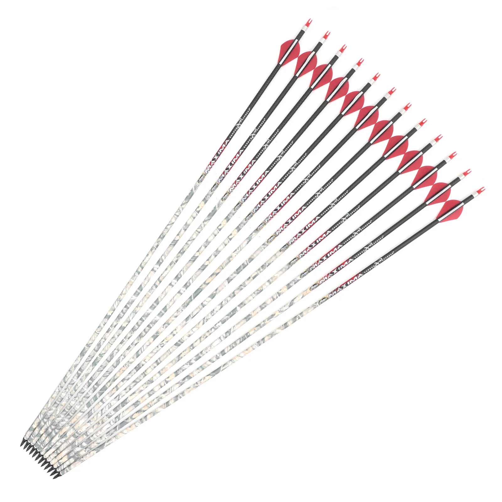 Стрелы из чистого карбона для стрельбы лука 32 дюйма 250 диаметр 7 8 мм со сменным