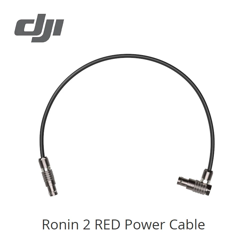 Красный кабель питания DJI Ronin 2 соединяющий порт постоянного тока на камере с