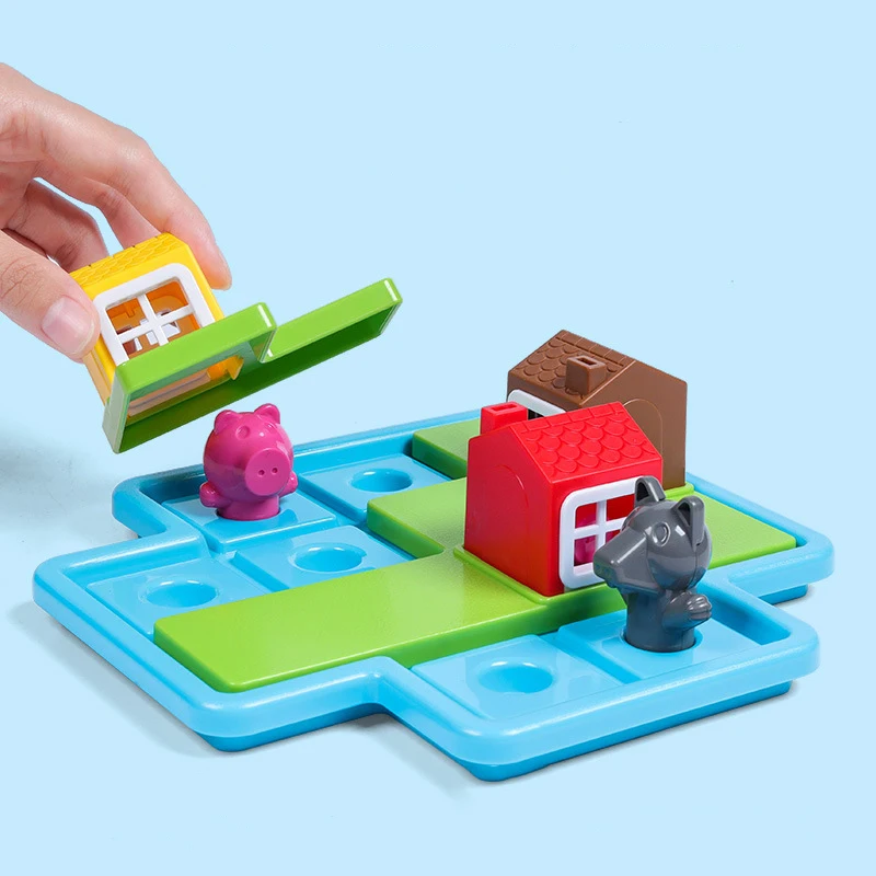 Children's Educational Toys Hide And Seek Board Game Little Pigs Logical Thinking Training Early Education | Игрушки и хобби