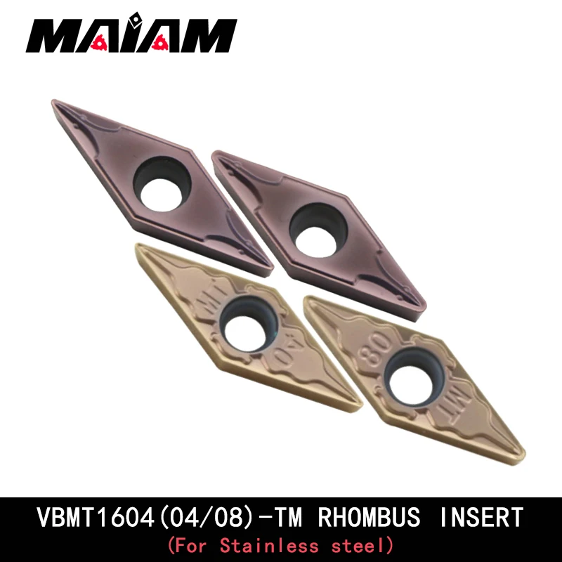 

vbmt turning tool vbmt1604 vbmt160404 vbmt160408 svub s20 cnc carbide turning tool rod insert metal insert for Stainless steel
