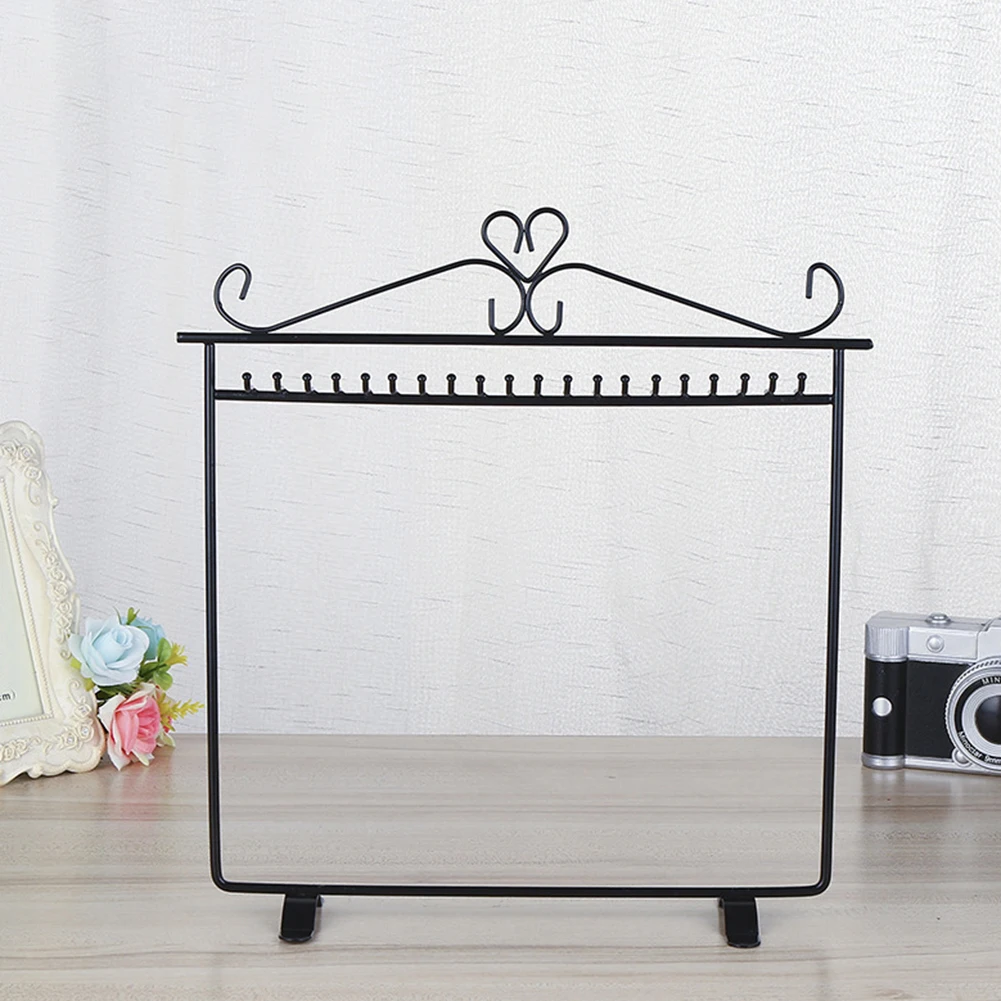 Вешалка для хранения ювелирных украшений подставка металлическая стойка