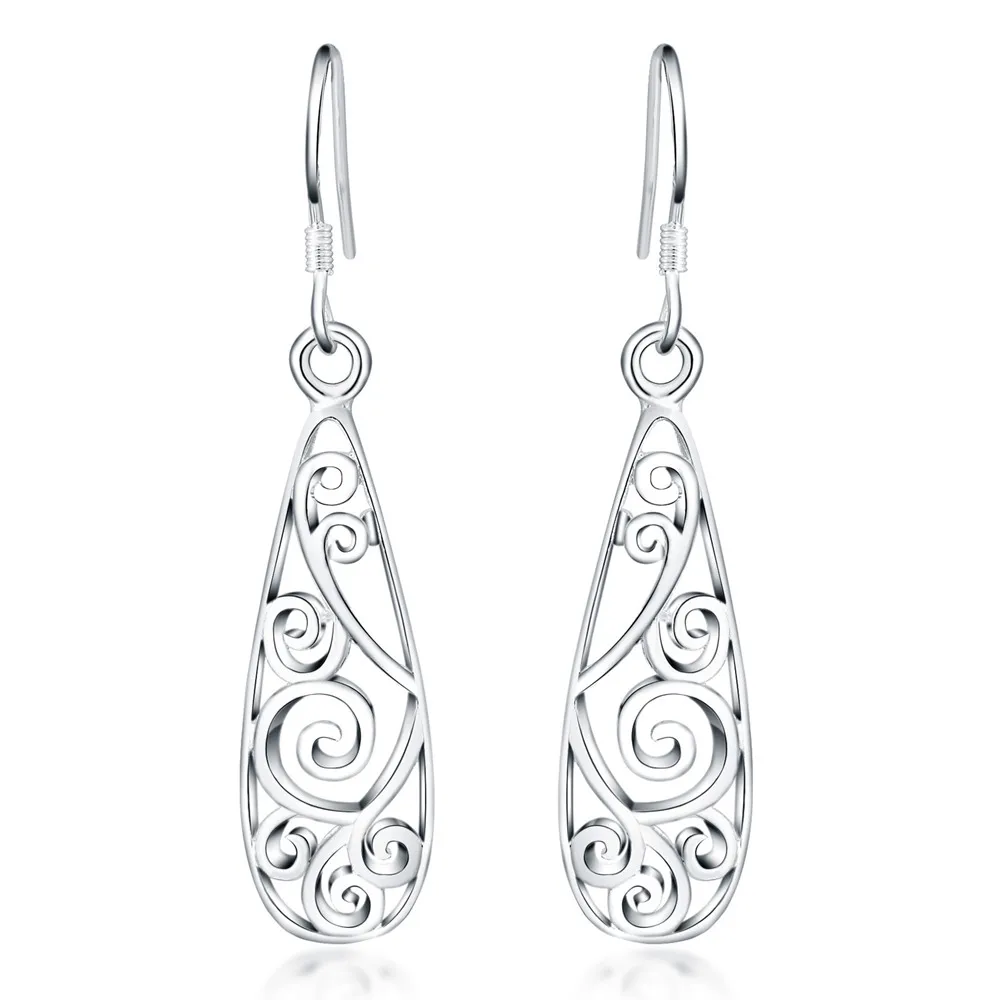 Женские серьги из серебра 925 пробы в стиле ретро | Украшения и аксессуары