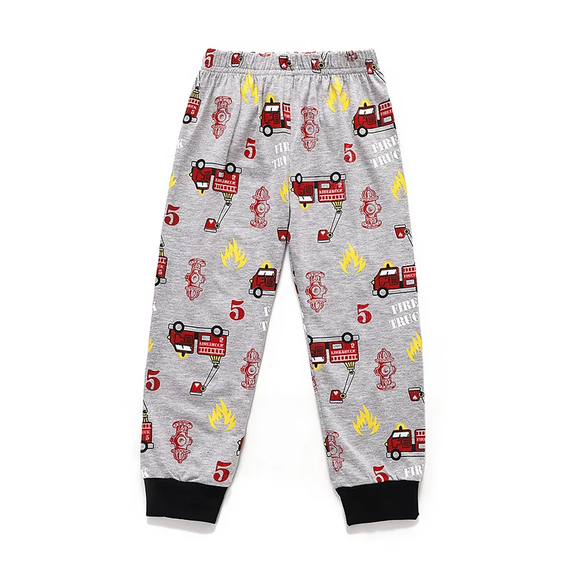 Повседневные пижамы с принтом автомобиля весна 2020 новые детские штаны пижамный