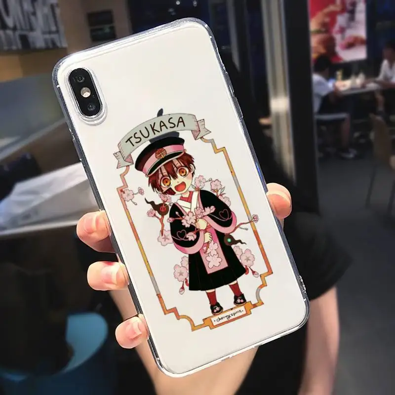 

Japan anime Toilet Bound Hanako Kun Phone Case Transparent soft For iphone 5 5s 5c se 6 6s 7 8 11 12 plus mini x xs xr pro max