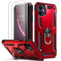 for iphone x xs xr 11 pro 7 8 max casemilitary grade armor 15ft drop tested protective ring magnetic car mount kickstand case