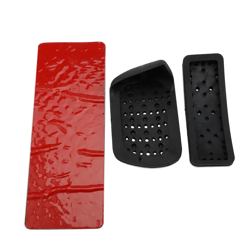 Серебряная Автомобильная колодка для педали тормоза из нержавеющей стали 1