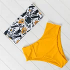 Купальник женский с чашками пуш-ап, пикантная пляжная одежда, купальный костюм, бикини, купальник с высокой талией для женщин, лето 2021