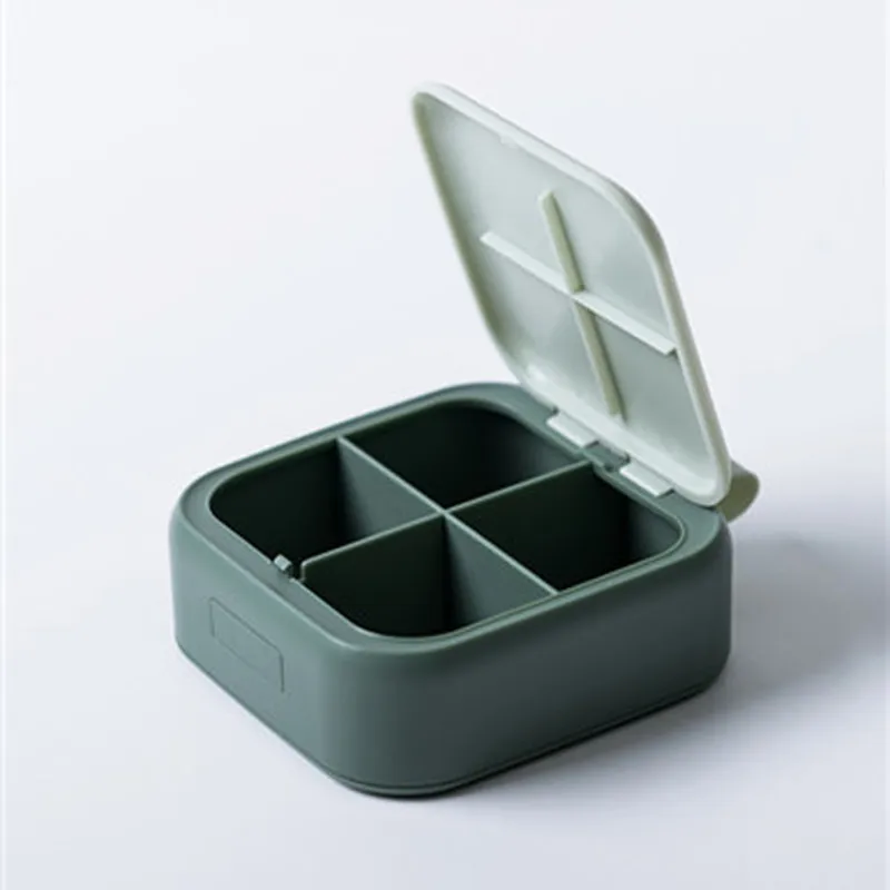 Новый дизайн 2021 чехол для таблеток портативный 4 ячейки коробка в скандинавском