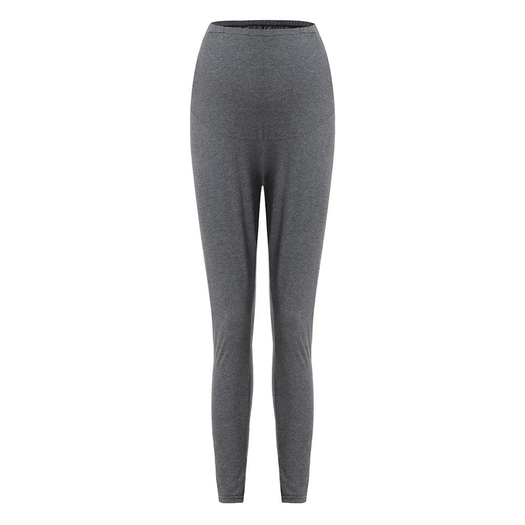 

2021 New Pregnancy Leggings Long Solid Trousers For Pregnant Women High Waist Stretch Pencil Pants Workout Sport Push Up Joggers