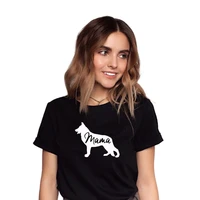 german shepherd shirt gift for dog lovers t shirt pet lover gift dog mom shirt animal lover dog owner mama tops ladies tees