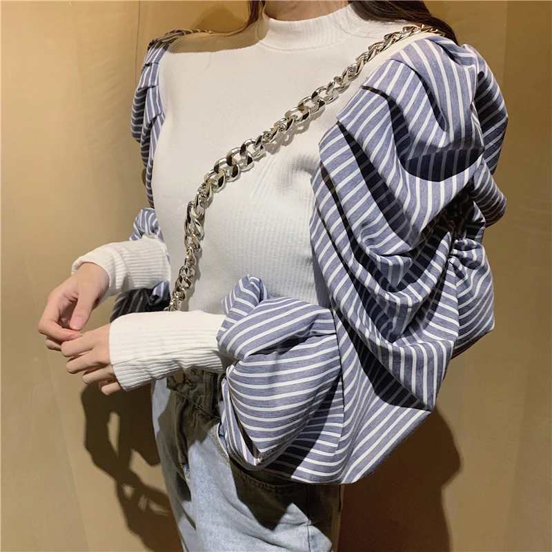 Женский трикотажный свитер с длинным рукавом | Женская одежда