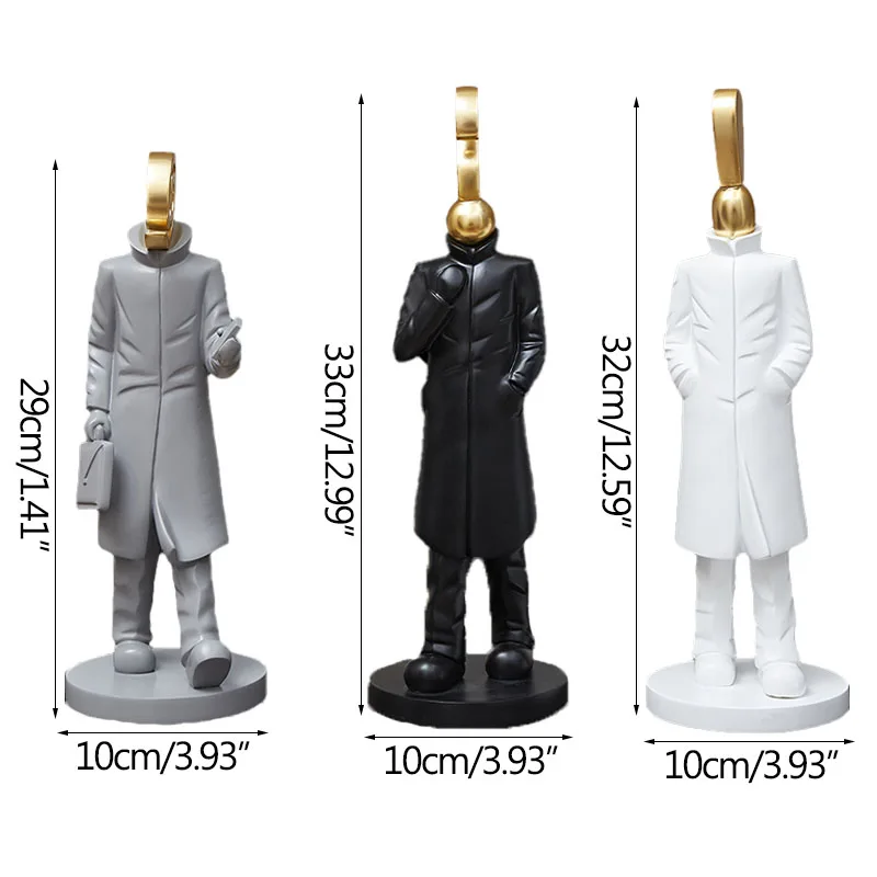 

Strongwell Abstract Symbol Figure Model Home Decoration Resin Ornaments Study Room Display Figurines Birthday Gifts Ornament