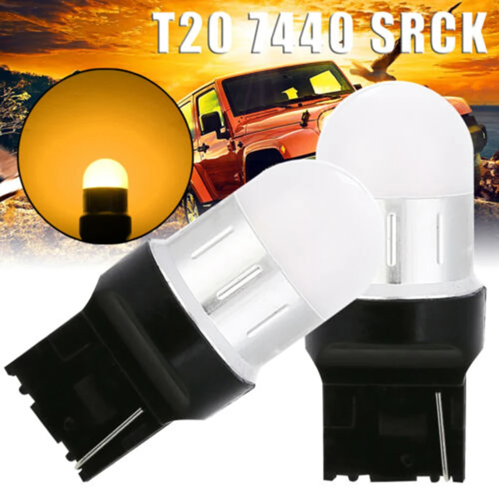 Новый светодиодный фонарь T20 7440 W21W WY21W SRCK 9SMD задний заднего хода лампа