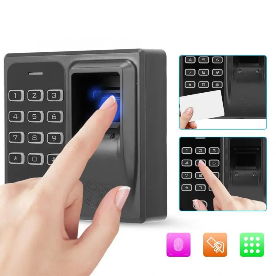 Biometric Fingerprint &amp ID Card Password Door Access Control Security Entry Machine | Безопасность и защита