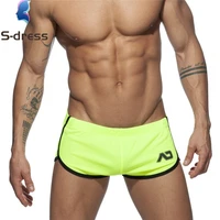 mens swimming trunks fitness sports shorts three point pants tethered beach pants hot spring swimming training pants