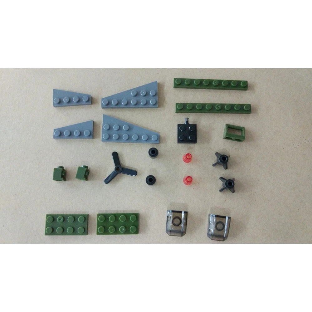 Конструктор &quotВоенные маневры. Самолёт классический XS&quot (21 деталь)|Блочные