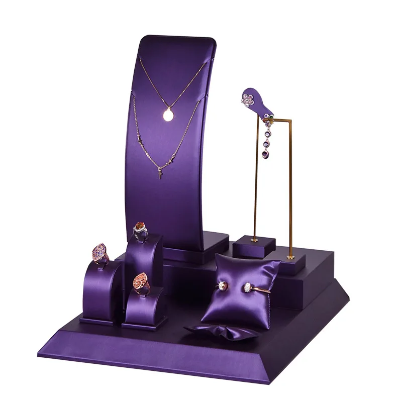 New high-end jewelry store window display props jewelry display stand ring earring necklace mannequin stand