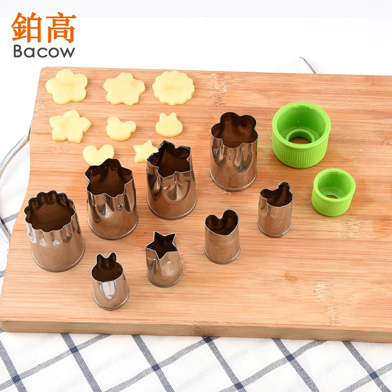 Фруктовые резаки для выпечки печенья прессформы резки овощей 8 piece бабочка лапша