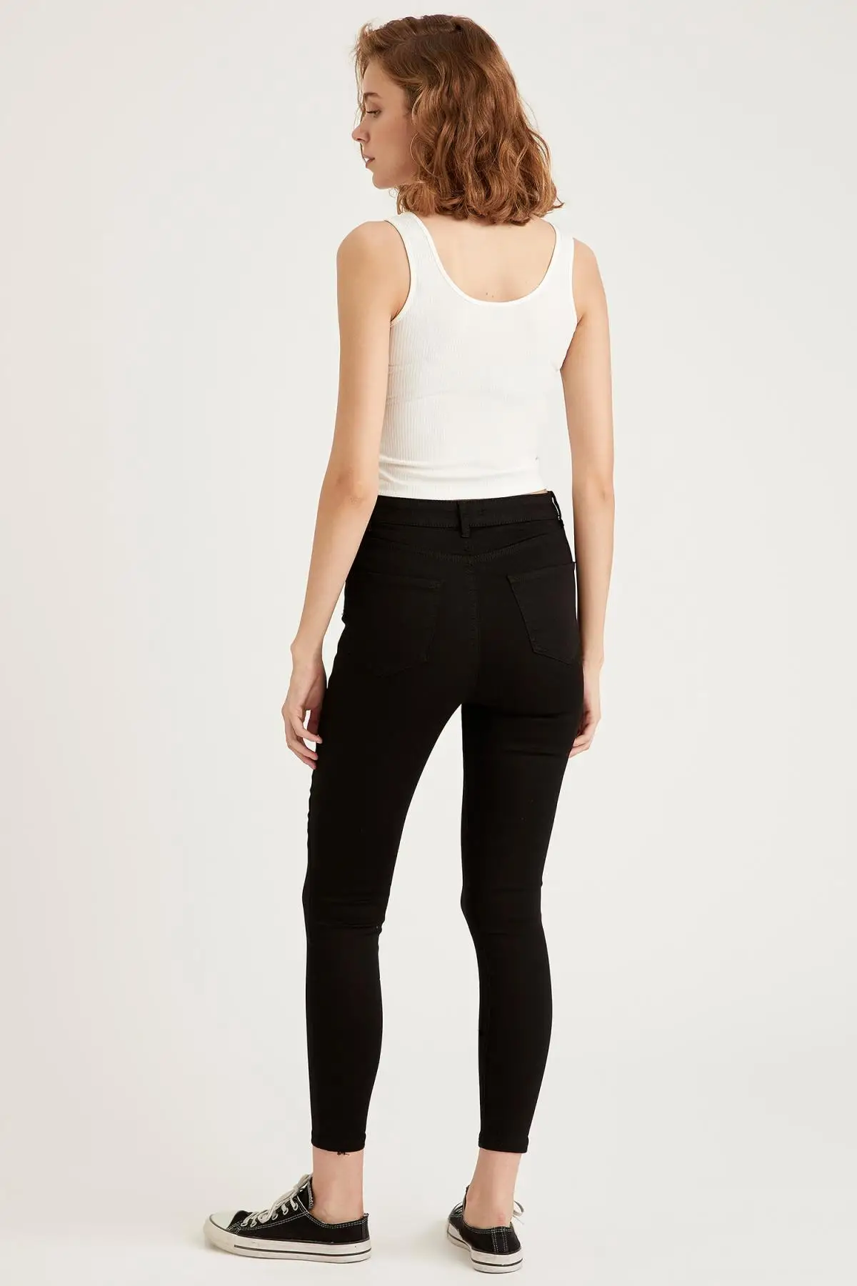 DeFacto Autumn Woman Woven Bottom Leggings Pants Tights Casual Elegant Aesthetic New Season-L4827AZ19AU | Женская одежда
