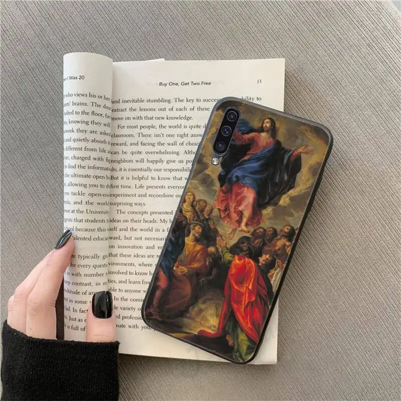 

Jesus Christ cross pattern Phone Case For Samsung galaxy A S note 10 7 8 9 20 30 31 40 50 51 70 71 21 s ultra plus