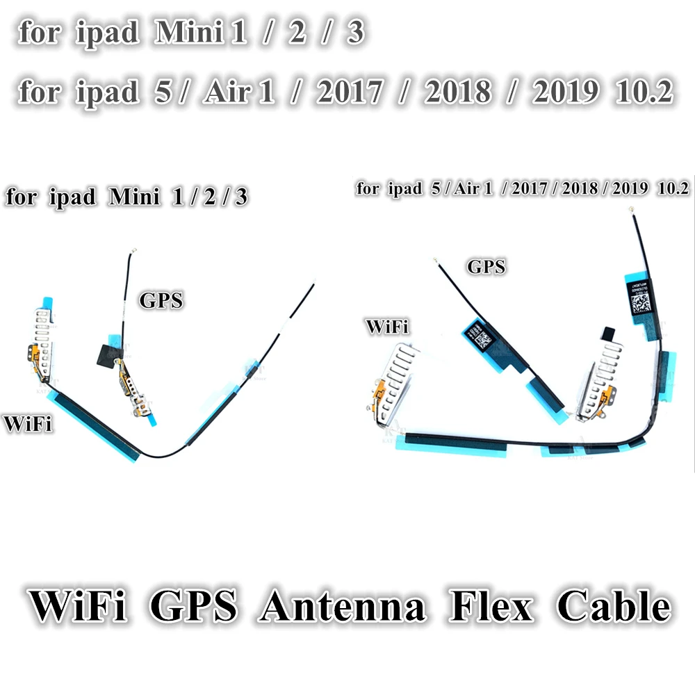 5 шт для iPad Air 1 9 7 2017 2018 10 2 2019 Wi Fi GPS и Беспроводной разъем сигнальной антенны гибкий