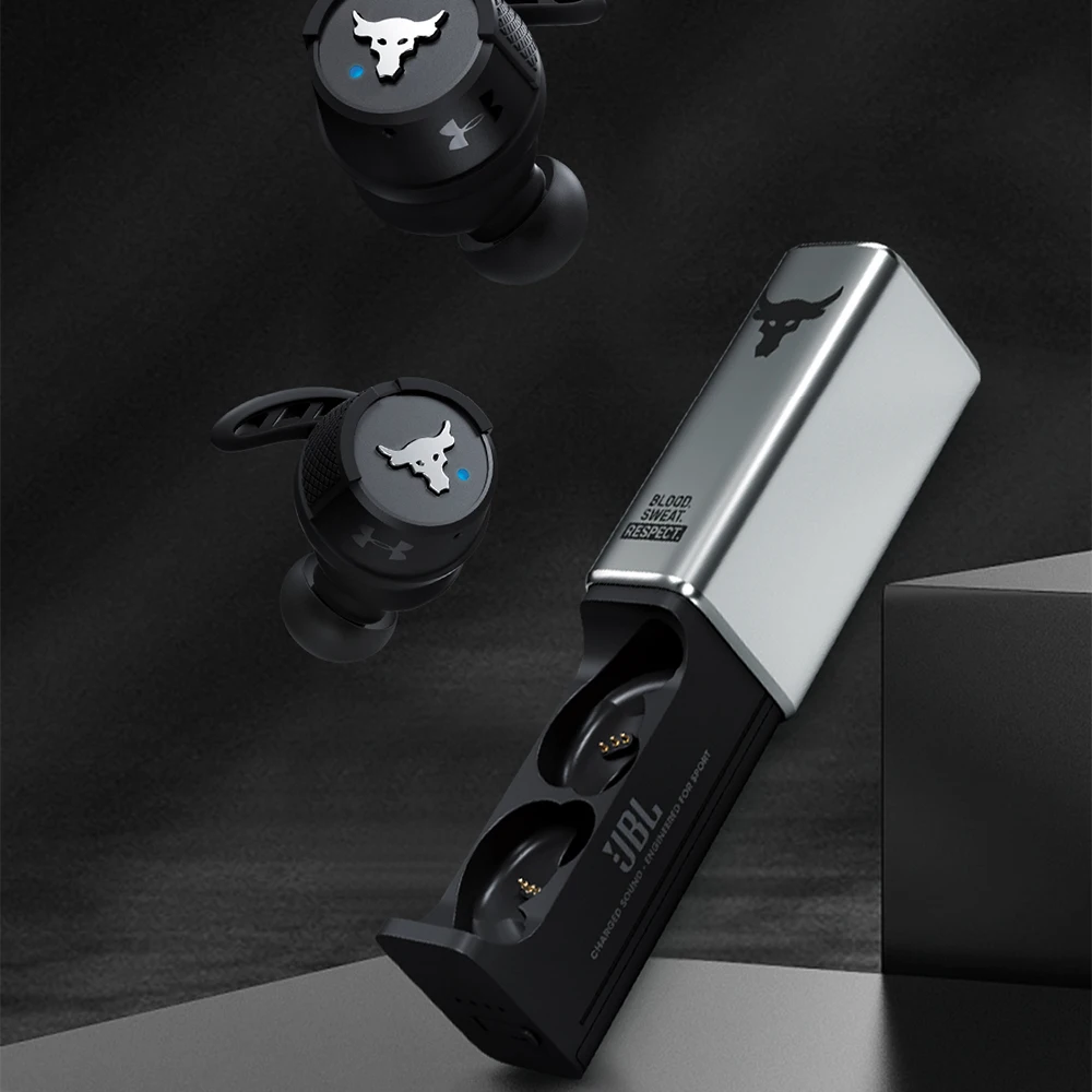 

JBL UA FLASH X ROCK Ture Wireless Earphone Bluetooth 5.0 Sports Earbuds Waterproof Headphone Handsfree Call with Mic Charge Box