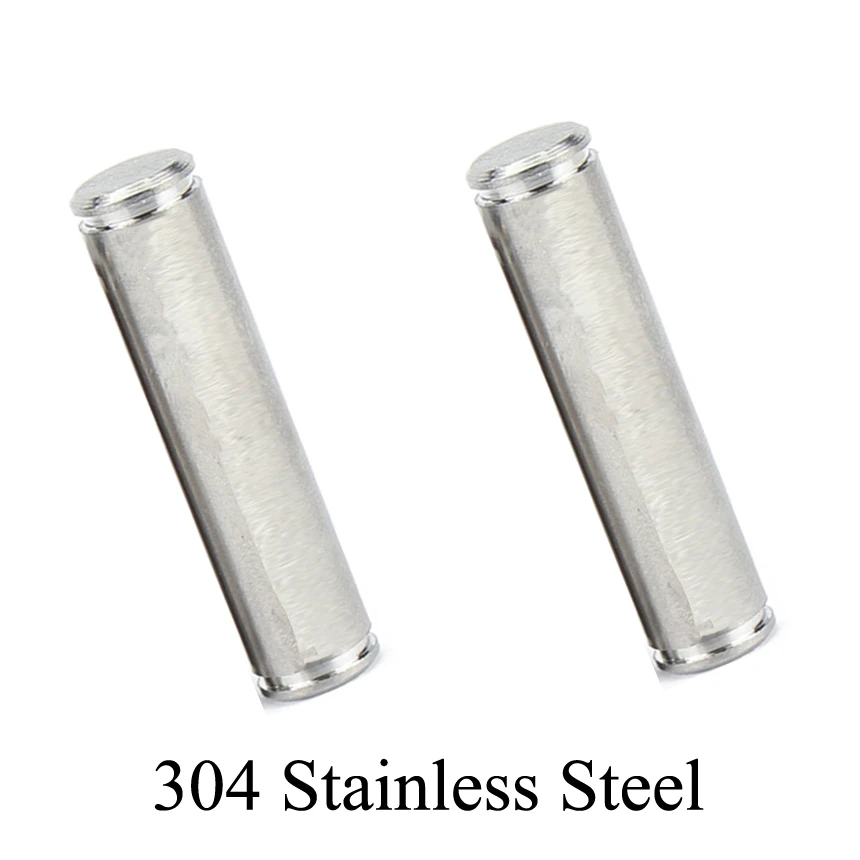 

M12*30/35/40/45/50/55/60/70/80/90/100/110/120mm Length 304 Stainless Steel Grooved Circlip Cylindrical Shaft Dowel Parallel Pin