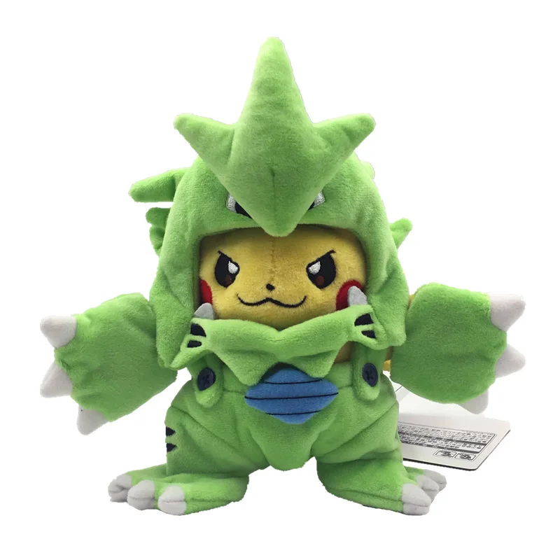 Японское аниме PIKACHU Косплей Snorlax Hydreigon Charizard 20 см Мультяшные плюшевые игрушки