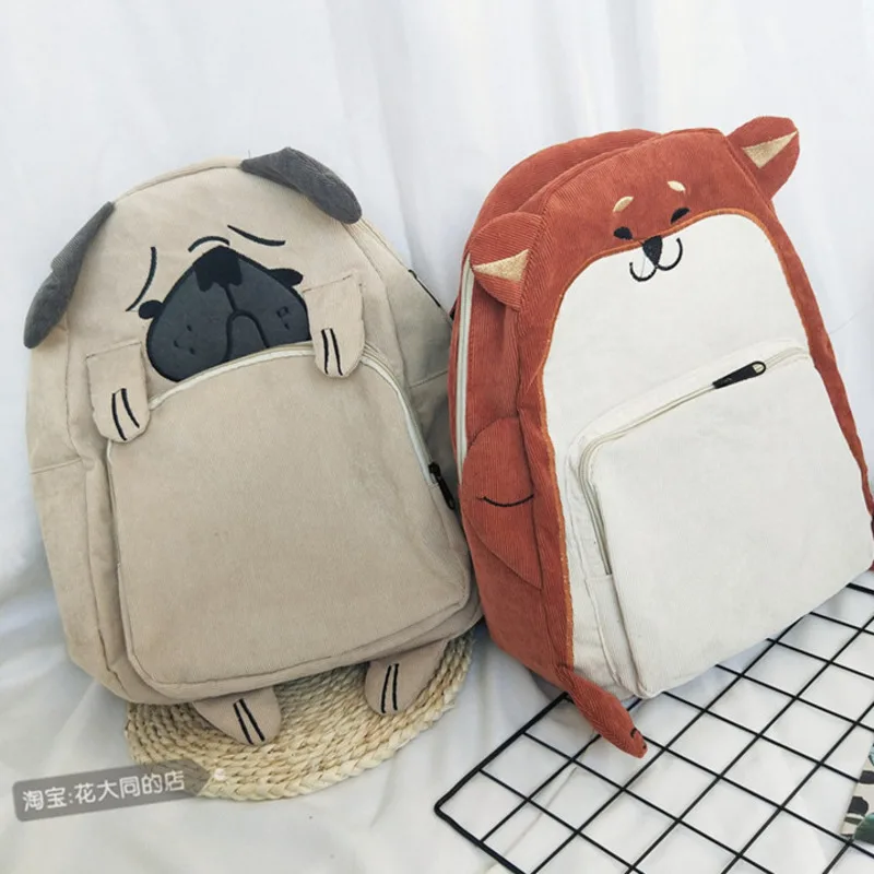 

Student Mochila Lovely Multifunctional Backpack Teenage Girl Travel Bag Female Cartoon Schoolbag Badge Women Backpacks