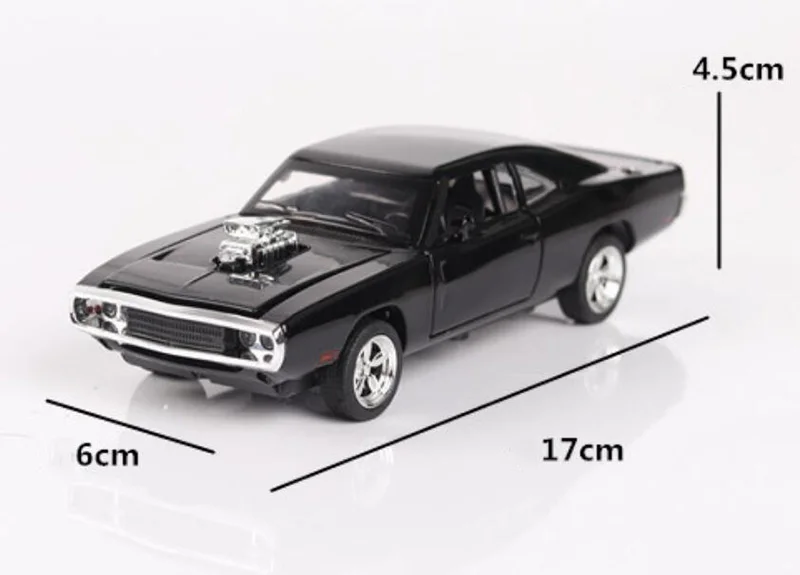 17 см 1:32 Масштаб 4 цвета металлический сплав 1970 Dodge зарядное устройство быстрая модель автомобиля оттягивать назад литые автомобили игрушки для детской коллекции