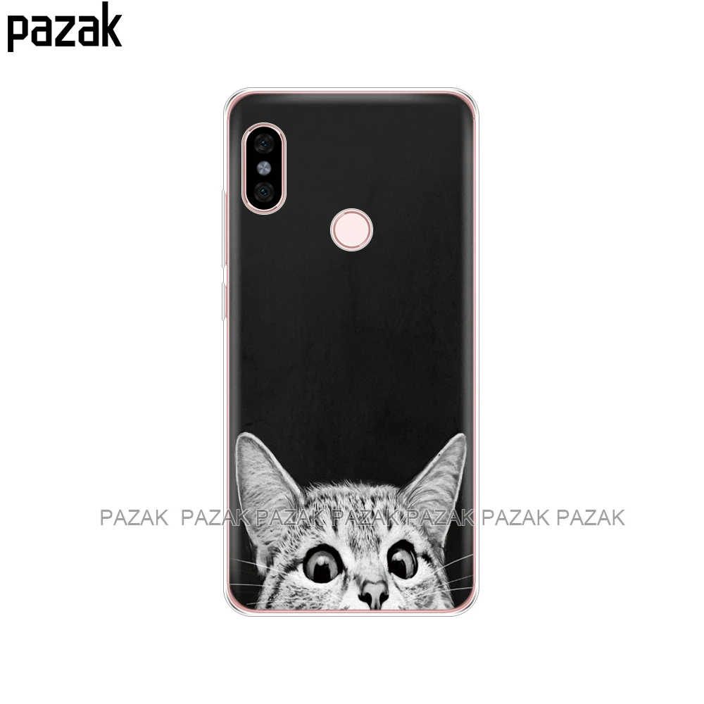 Силиконовый чехол для Xiaomi Redmi Note 6 Pro 26 дюйма мягкая задняя крышка из ТПУ Чехлы