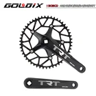 GOLDIX горный складной дорожный велосипед Кривошип 170 мм квадратное отверстие bcd130 мм велосипедные аксессуары фиксированная Шестерня Кривошип для велосипеда