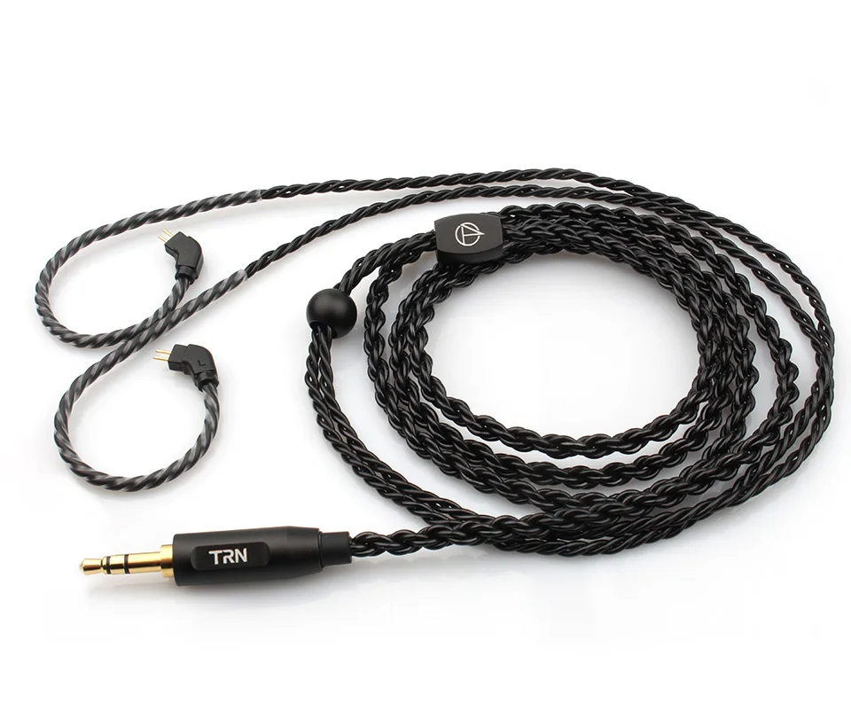 Модернизированный посеребренный медный кабель TRN 6 Core MMCX/2 контактный разъем для