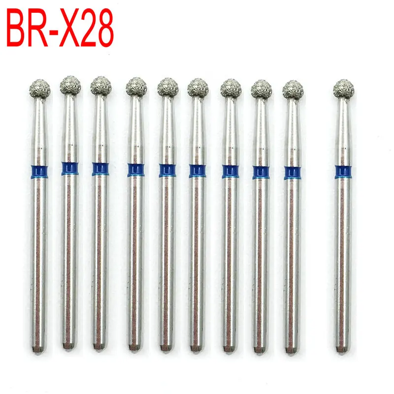 100 шт. BR с ромбовидным рисунком FG боры стоматологические сверла 1 6 мм хвостовик