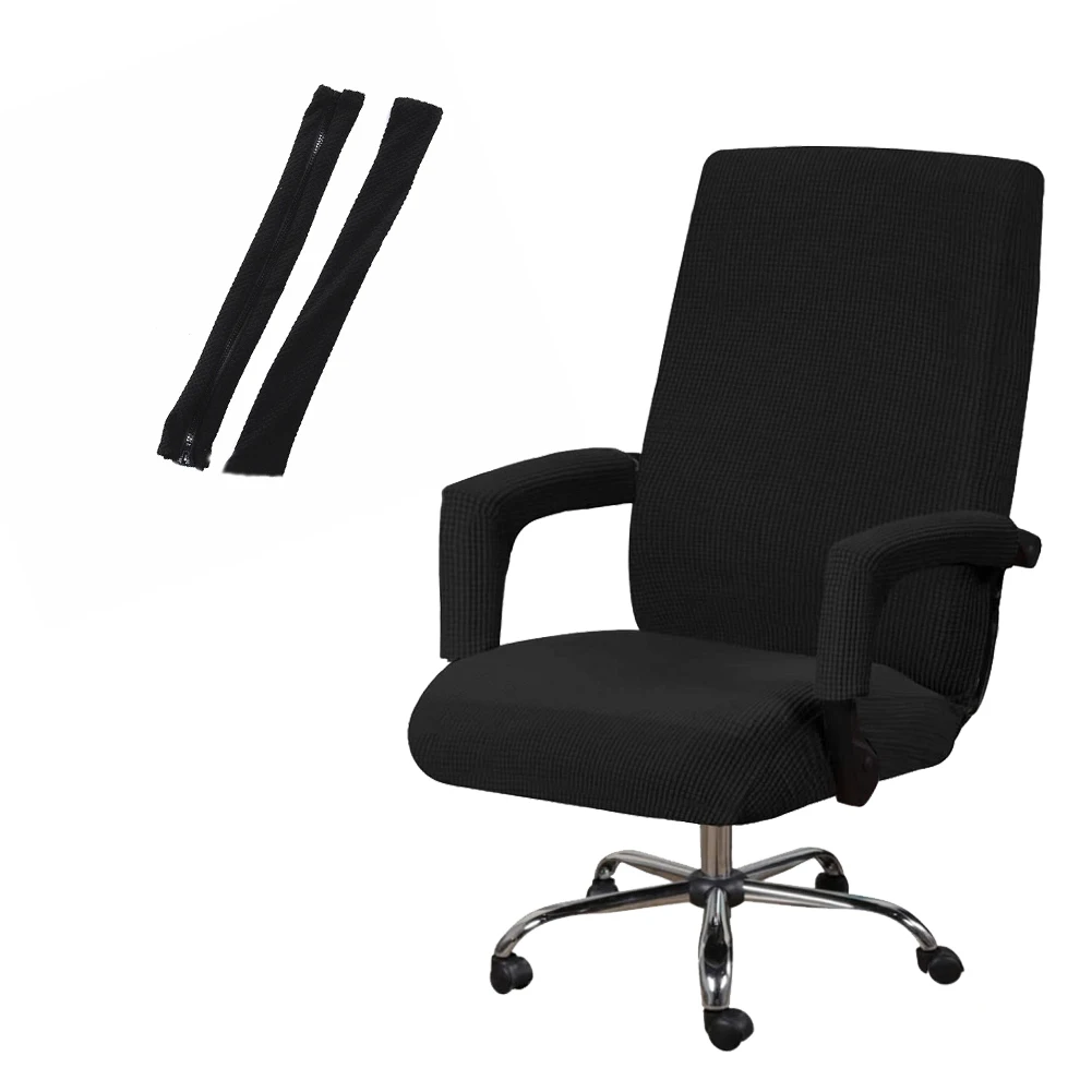 

Office Chair Cover Computer Lift Computer Game Desk Chair Covers Rotating Swivel Protectors Removable Washable Stretch Armrest